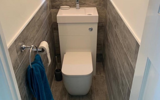 Small Cloakroom Installation in Croxley Green
