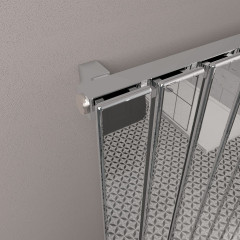 Dedington 1800 x 390mm Radiator - Chrome