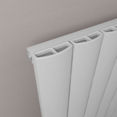Tordino 600 x 850mm Aluminium Radiator - Matt Grey