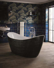 Alderley Leather Effect Freestanding Acrylic Bath Portrait