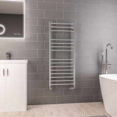 Violla 1210 x 500mm Stainless Steel Towel Rail - Polished Stainless Steel