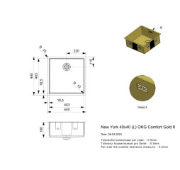 New York 40x40 Gold II LD