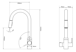 4in1 Pull Out Tap Schematic