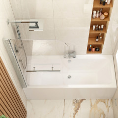 Quadro IMPQDE 1700mm Double Ended Bath