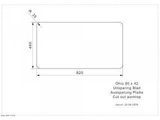 Ohio 80x42 Inset Cut Out