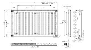 Warmhaus-type-11-radiator-technical-diagram