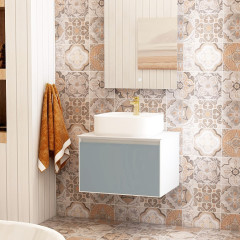 Essence 600 Cabinet Duck Egg Blue - Front